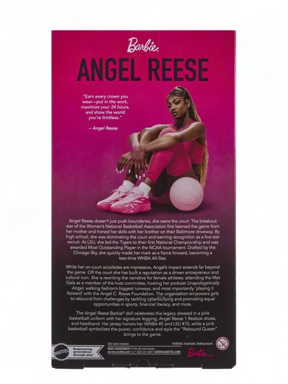 Barbie Signature Role Models Angel Reese Doll NIB